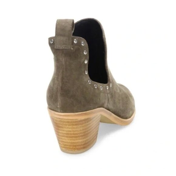 Rebecca Minkoff Studded Split Shaft Suede Lana Booties size 10M - Picture 2 of 7